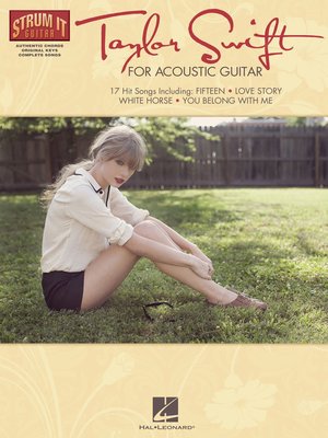 cover image of Taylor Swift for Acoustic Guitar (Songbook)